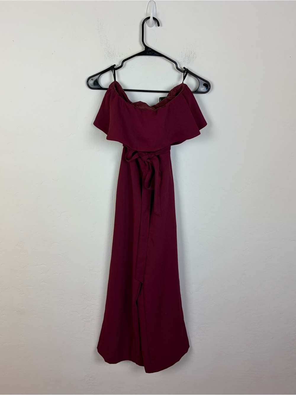 Aritzia Babaton Hamptons Flutter Jumpsuit in Plum